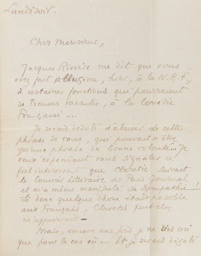 ALAIN-FOURNIER. Le Grand Meaulnes.
Paris : Émile-Paul frères, 1913. — In-18, 180...