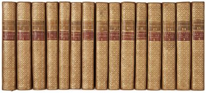 LESAGE (Alain René). Oeuvres choisies.
Amsterdam, Paris, 1783. — 15 volumes in-8,...