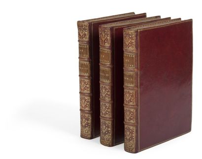 RACINE (Jean). Œuvres.
Paris, 1760. — 3 volumes in-4, (2 ff.), xviij pp., (3 ff.),...