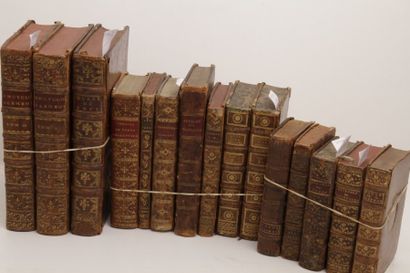 null 7119/81 Ensemble de 15 livres XVII-XVIIIème siècles.
