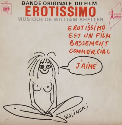 WILLIAM SHELLER 
45 T du Film «EROTISSIMO» Label CBS 4231 Éditions France, 1969
...