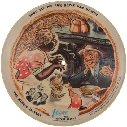 THE KING’S JESTERS 
78 T Picture disque VOGUE R 750 «Shoo Fly Pie & Apple Pan Do...