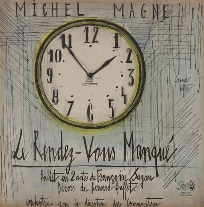 Bernard Buffet 
33 T MICHEL MAGNE «Le Rendez-Vous Manqué» de Françoise Sagan
Label...