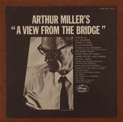 ARTHUR MILLER 
Coffret de 2 disques 33 T «A View From The Bridge»
Label Mercury OCS...