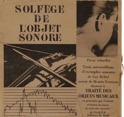 PIERRE SCHAEFFER 
«Solfège de L’Objet Sonore»
Coffret de 3 disques vinyles 33 T +...