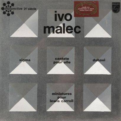 IVO MALEC 
33 T «Sigma» Label Philips 836 891 DSY Éditions France, 1969 Série Prospective...