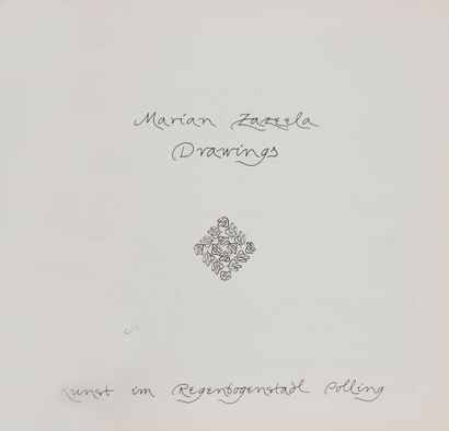 MARIAN ZAZEELA 
Livre Drawing, Éditions Kunst im Regenbogenstadl, 2000
TBE Jaquette...