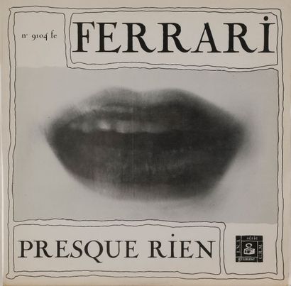 LUC FERRARI 
33 T «Presque Rien N°2»
Label INA-GRM 9104 FE Éditions France, 1980...