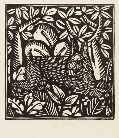 Raoul Dufy (1877-1953) Serpent ; Lièvre. Pl. pour Le Bestiaire ou Cortège d’Orphée...