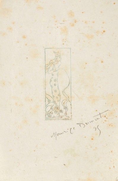 Maurice Dumont (1869-1899) Fertilité. 1895. Glyptographie. 31 x 85. A. et A. Bonafous-Murat,...