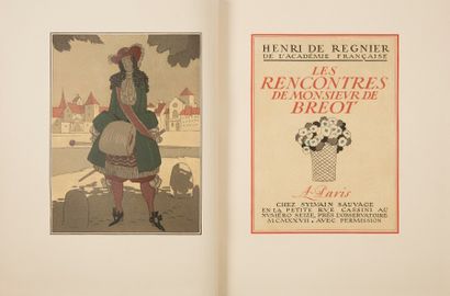 null RÉGNIER (Henri de).
Les Rencontres de monsieur Bréot.
Paris : Sylvain Sauvage,...