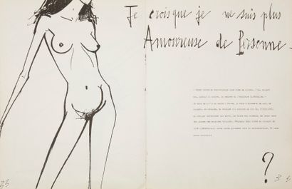 null SAGAN (Françoise).
Toxique.
Paris : Julliard, 1964. — In-4 broché, couverture...