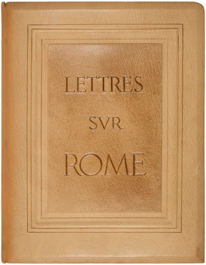 null CHATEAUBRIAND (François René).
Lettres sur Rome.
Paris : Creuzevault, 1935....