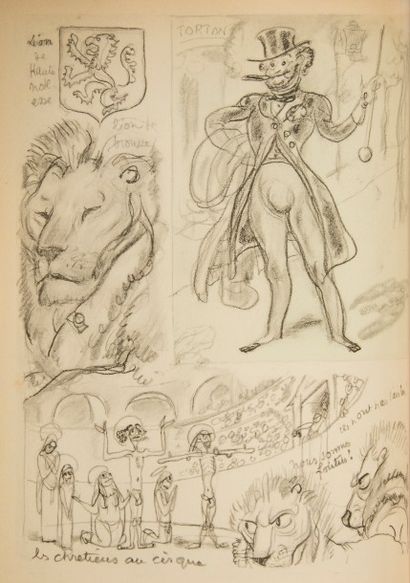 null GUS BOFA.
Zoo.
Paris : Mornay, (1935). — In-8, 244 x 188 : (70 ff. premier blanc),...