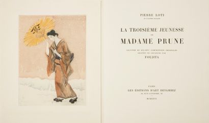null LOTI (Pierre).
La Troisième jeunesse de madame Prune.
Paris : Devambrez, 1926....