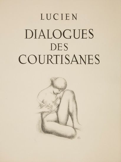 null LUCIEN DE SAMOSATE.
Dialogues des courtisanes.
[Paris : Henri Creuzevault, Dina...