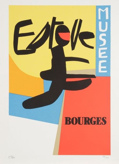 Maurice ESTÈVE (1904-2001) Musée de Bourges
Lithographie.
Signée et numérotée sur...