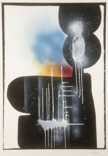 Ladislas KIJNO (1921-2012) Composition
Lithographie.
Signée et numérotée sur 75.
110...