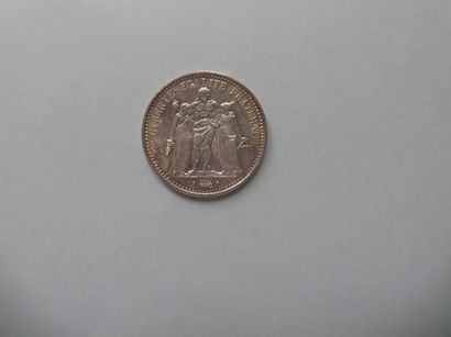 null 1 pièce de 10 francs en argent de type Hercule (1968).
FRAIS DE VENTE : 8% ...