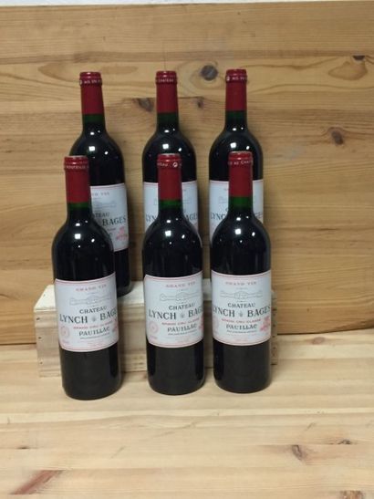 null 6 B, CHÂTEAU LYNCH BAGES (Caisse Bois), GCC5 Pauillac, 2000