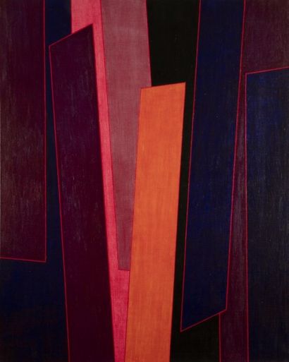 RENE GASTON LAGORRE (1913-2004) Composition, 1970
Huile sur toile.
Signée en bas...