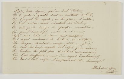null Delphine Gay, Madame de Girardin (1804-1855) femme de lettres, poétesse et journaliste ;...