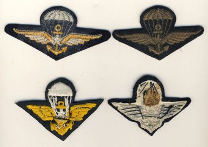 null 4 Variantes du brevet parachutiste de l’aéronavale pour le commando Ponchardier...