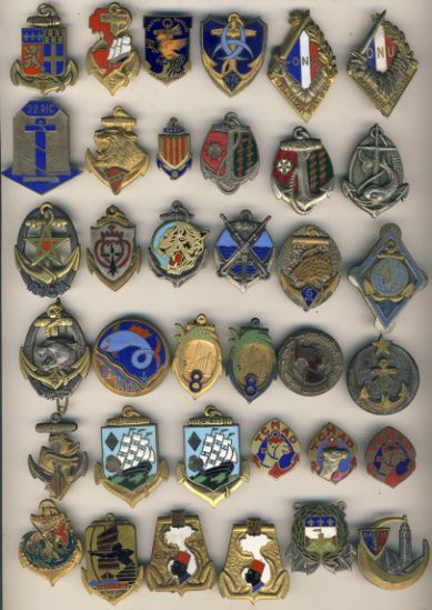 6ème Régiment d'Infanterie Coloniale Insigne COURTOIS 1947 195..? 