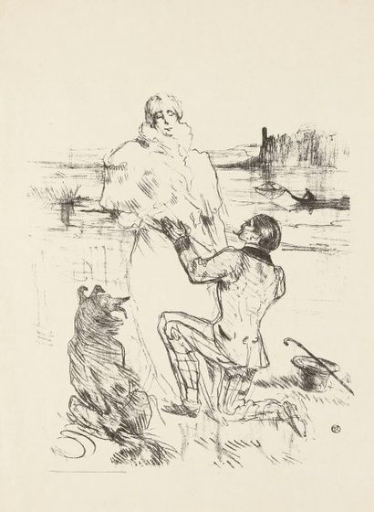 Henri de Toulouse-Lautrec (1864-1901) Déclaration (1re pl.). 1898. Lithographie....