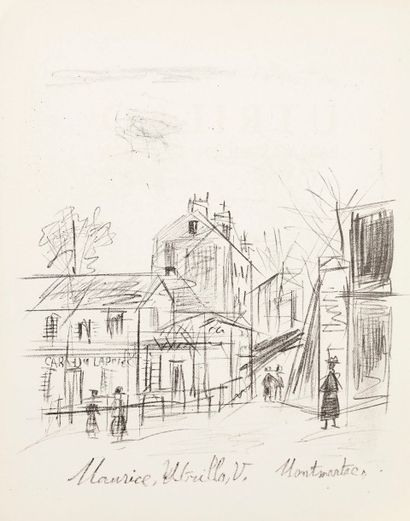 Maurice UTRILLO (1883-1955) Gauthier (Maximilien). Utrillo. Galerie O. Pétridès,...