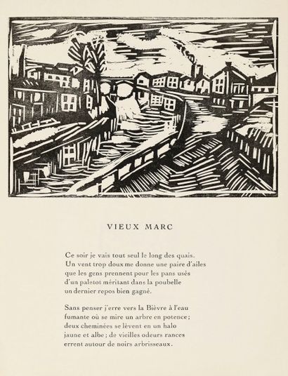 Maurice de Vlaminck (1876-1958) Voyages. Poèmes de Vanderpyl. Éditions de la Galerie...