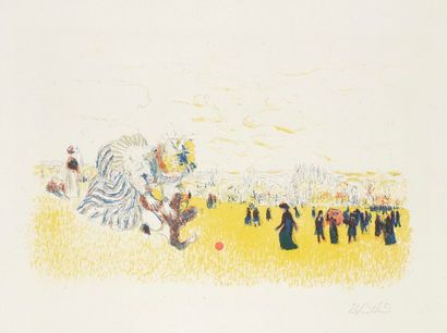 Édouard Vuillard (1868-1940) Jeux d’enfants. 1897. Lithographie. 430 x 260. Roger-Marx...