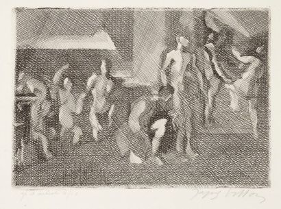 Jacques Villon (Gaston Duchamp, dit) (1875-1963) Les Vingt ans fiers. 1929. Pointe...