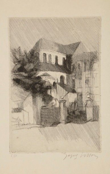Jacques Villon (Gaston Duchamp, dit) (1875-1963) Le Pont de Beaugency ; L’Abside...