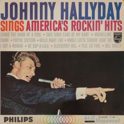 null JOHNNY HALLYDAY
33 T «Sings America’s Rockin’ Hits», Label Philips 77.387 L,...