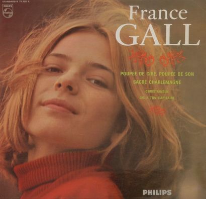 null FRANCE GALL
33 T «Poupée de cire, poupée de son», Label Philips B 77.728 L,...