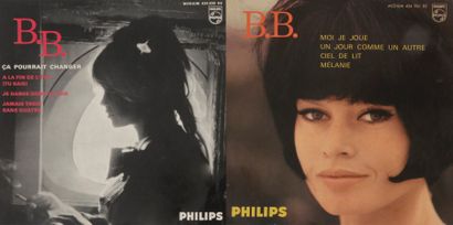 null BRIGITTE BARDOT
45 T «Ça pourrait changer» et «Moi je joue», Label Philips,...