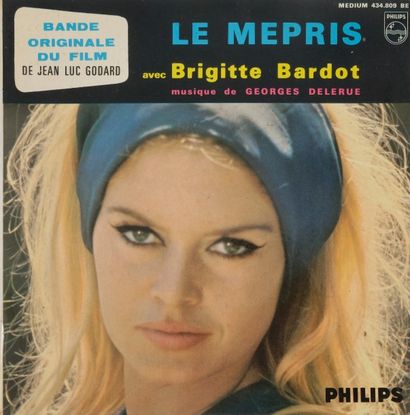 null BRIGITTE BARDOT
45 T «Le mépris», Label Philips 434.809 BE, édition France,...