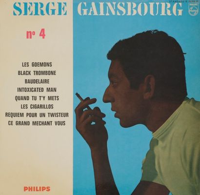 null SERGE GAINSBOURG
25 cm «N°4», Label Philips B 76.553 R, édition France, 1962.
Pochette...