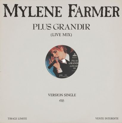 null MYLÈNE FARMER
Maxi 45 T promo «Plus grandir», Label Polydor ?2076, édition France,...