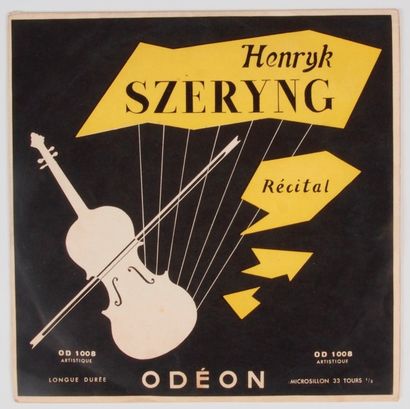 HENRYK SZERING
25 cm «Récital», Label Odéon...