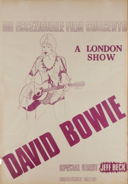 null DAVID BOWIE
Affiche «Un Eccezionale Film Concerto ‘A London Show».
Format :...