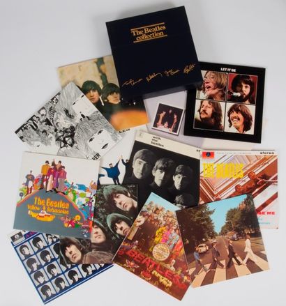 null THE BEATLES
Coffret 14 vinyles 33 T «The Beatles collection», Label Pathé BC...