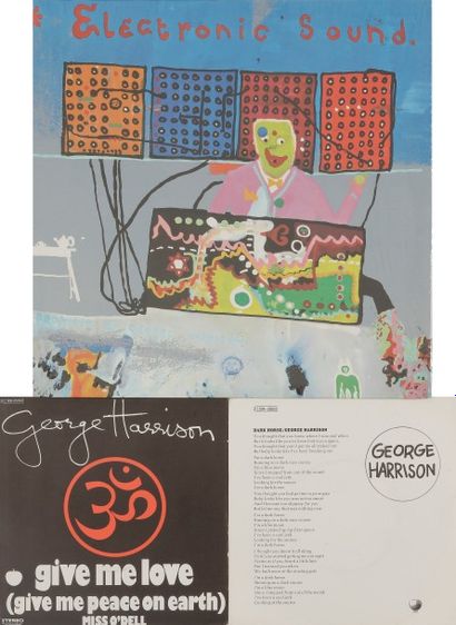 null GEORGE HARRISON 
33 T «Electronic sound», Label : Zapple ST-3358, édition U.S.A.,...