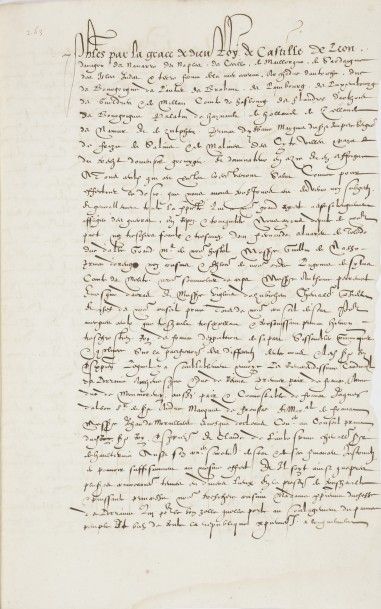 null traité du Cateau-Cambrésis. Manuscrit, 1559 (copie d’époque) ; 22 pages in-fol.,...