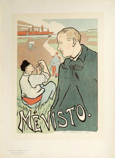 null Mévisto. (Les Maîtres de l'Affiche, pl. 78). 1897. Réduction de l'affiche. Lithographie....