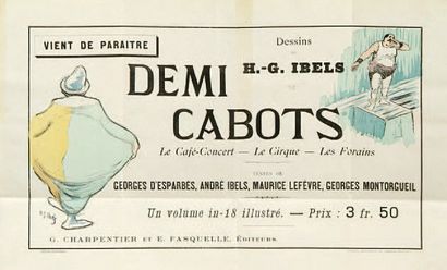 null Demi-Cabots ; Le Café-Concert - Le cirque - Les Forains... Affiche de librairie....