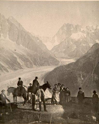 Atelier Adolphe Braun Montagnes et glaciers. La famille Braun (Adolphe, Samuel, Charles...