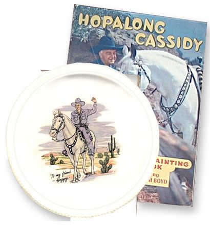 null Ensemble Hopalong Cassidy. Album de coloriage enfant. Années 1950-60 et une...