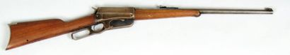 null Rifle standard Winchester, modèle 1895, calibre 35 WCF. Canon rond avec marquage...